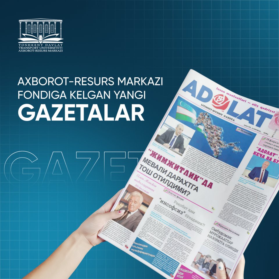 YANGI GAZETALAR